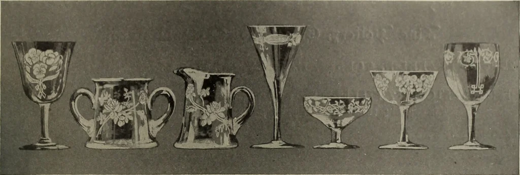An illustration from Crockery & glass journal, 1875, leaf 610