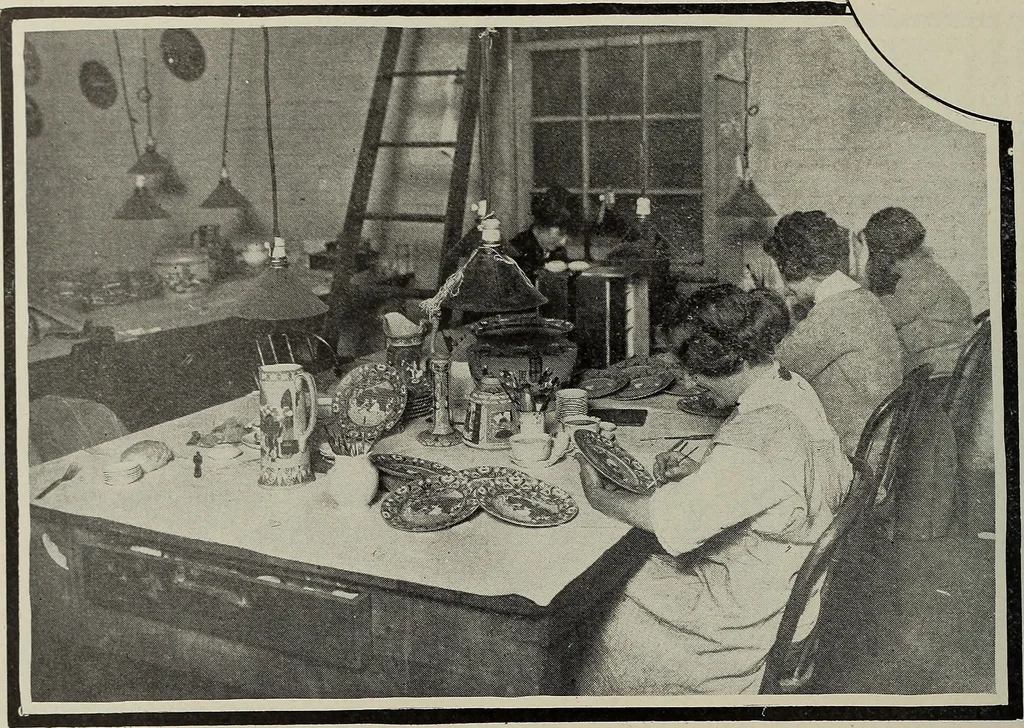 An illustration from Crockery & glass journal, 1875, leaf 617