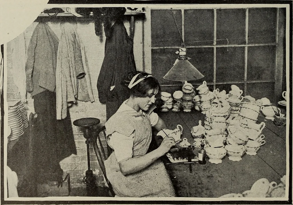 An illustration from Crockery & glass journal, 1875, leaf 617
