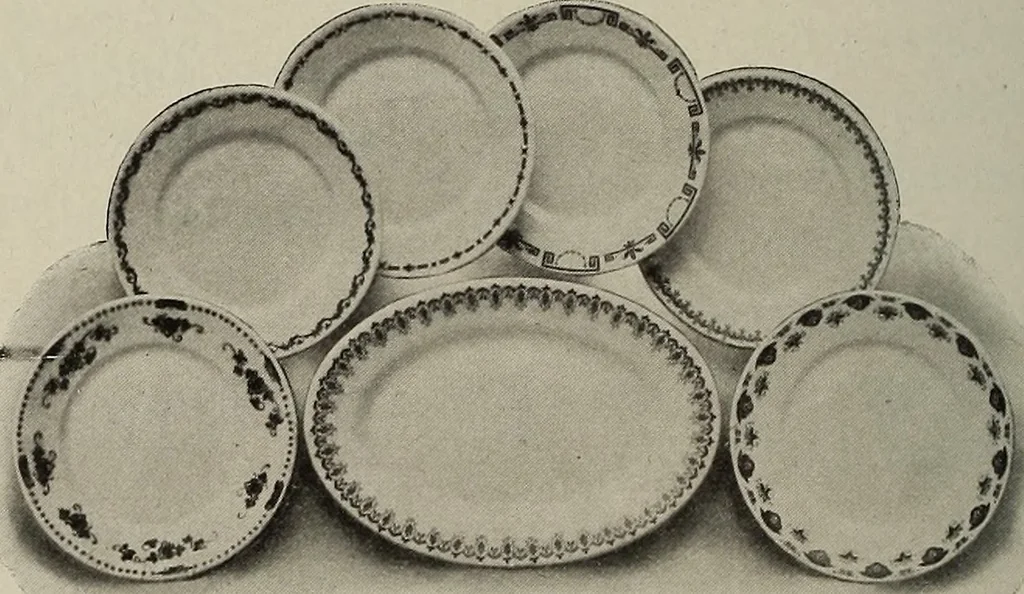 An illustration from Crockery & glass journal, 1875, leaf 635