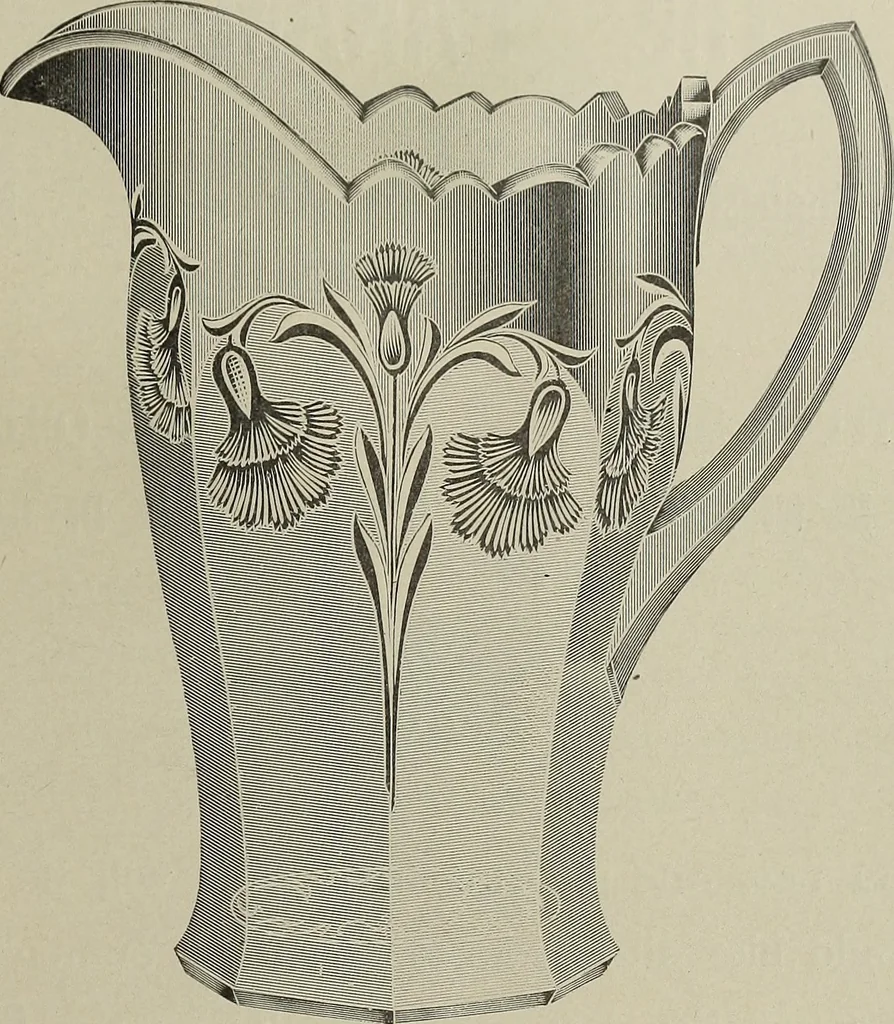 An illustration from Crockery & glass journal, 1875, leaf 650