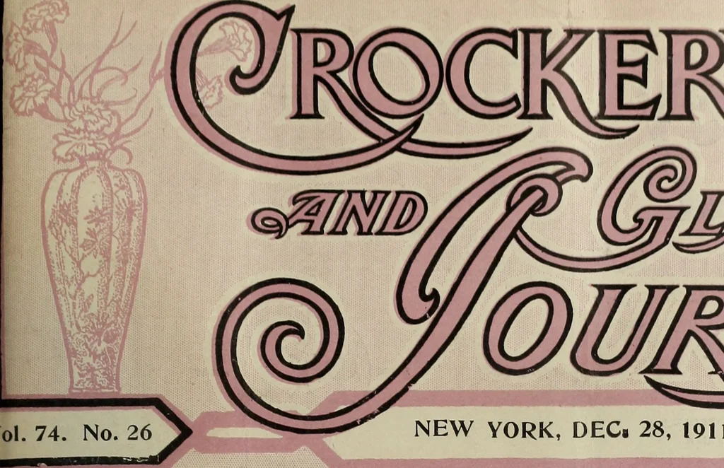 An illustration from Crockery & glass journal, 1875, leaf 672