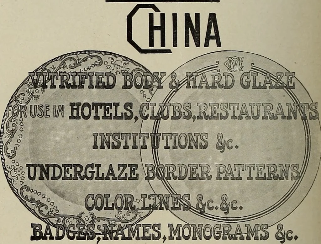 An illustration from Crockery & glass journal, 1875, leaf 687