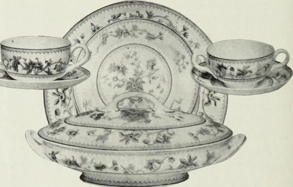 An illustration from Crockery & glass journal, 1875, leaf 91