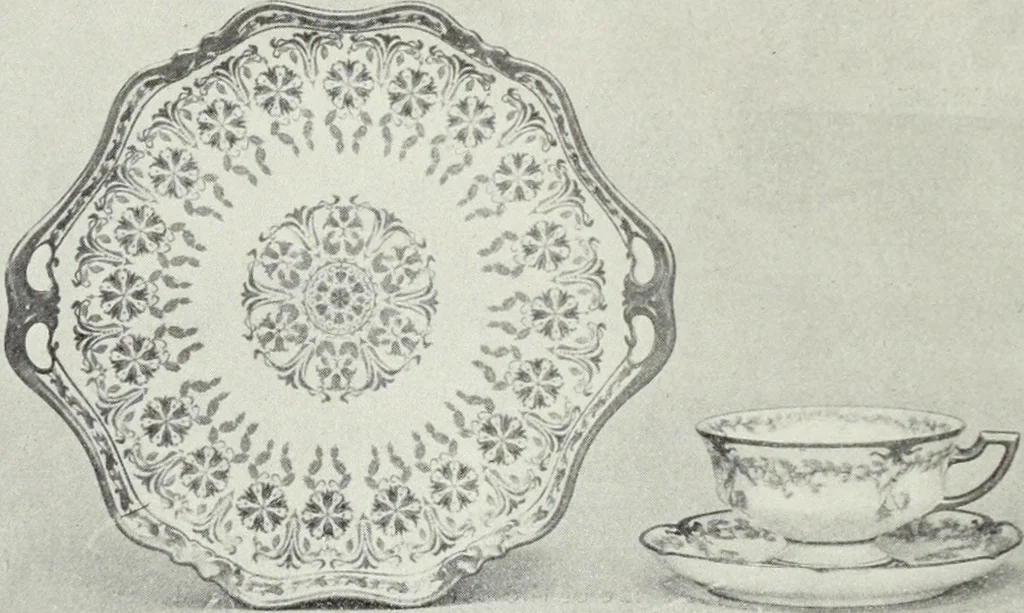An illustration from Crockery & glass journal, 1875, leaf 177