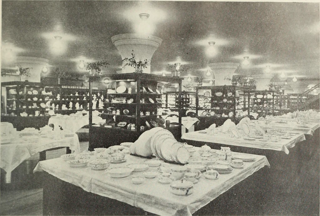 An illustration from Crockery & glass journal, 1875, leaf 18