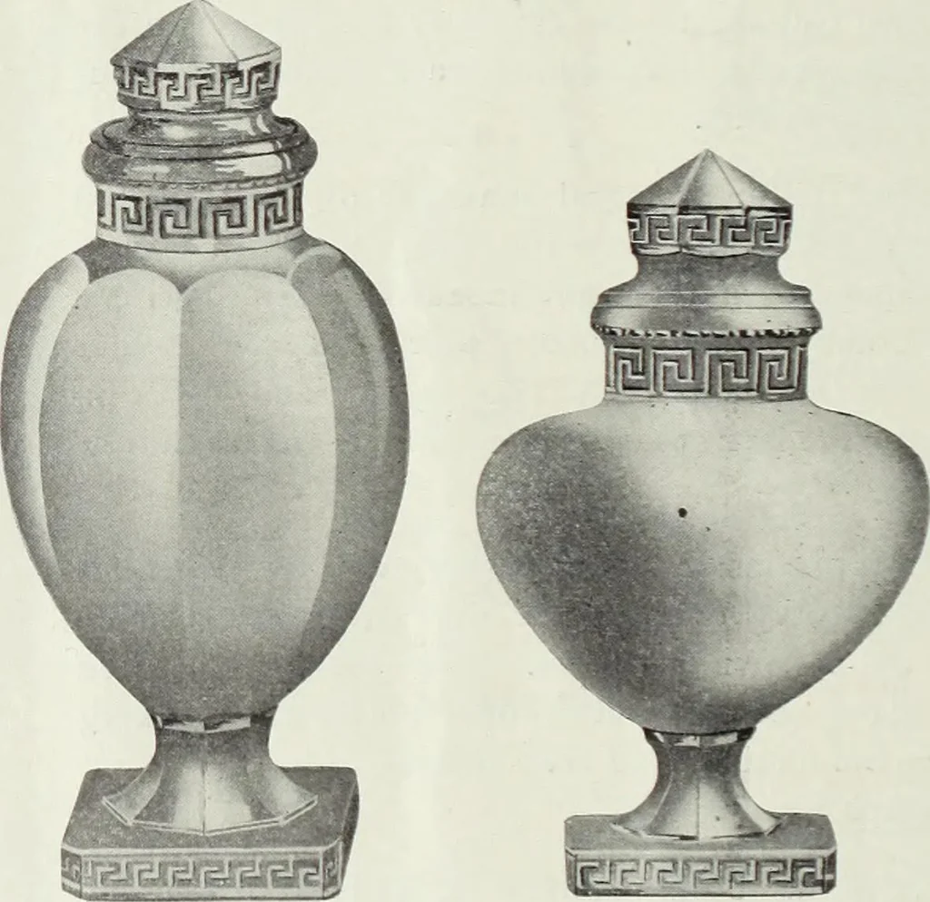 An illustration from Crockery & glass journal, 1875, leaf 209