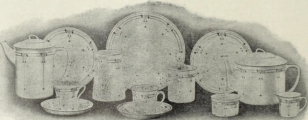 An illustration from Crockery & glass journal, 1875, leaf 231