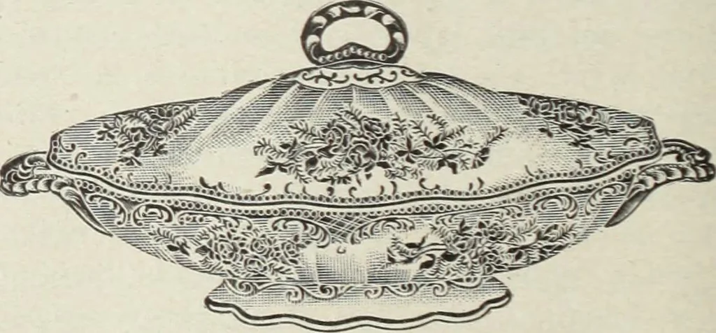 An illustration from Crockery & glass journal, 1875, leaf 307