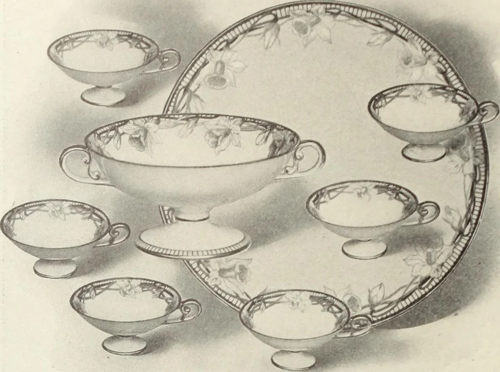 An illustration from Crockery & glass journal, 1875, leaf 447