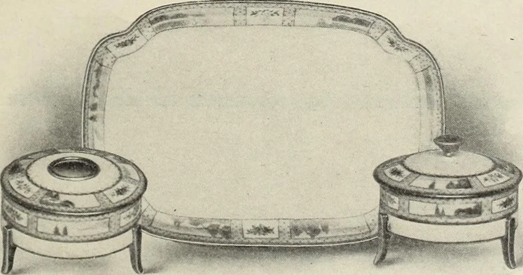 An illustration from Crockery & glass journal, 1875, leaf 448