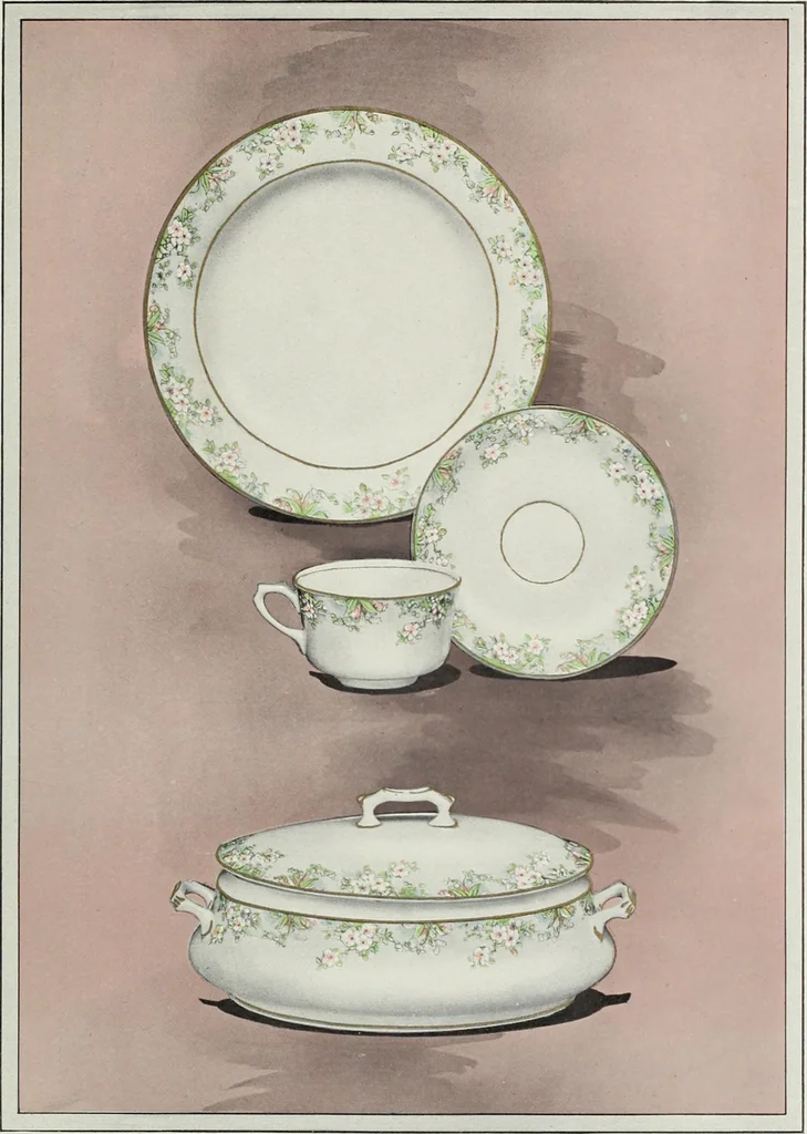 An illustration from Crockery & glass journal, 1875, leaf 510