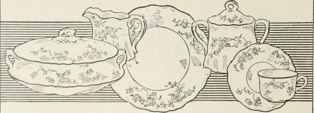 An illustration from Crockery & glass journal, 1875, leaf 513
