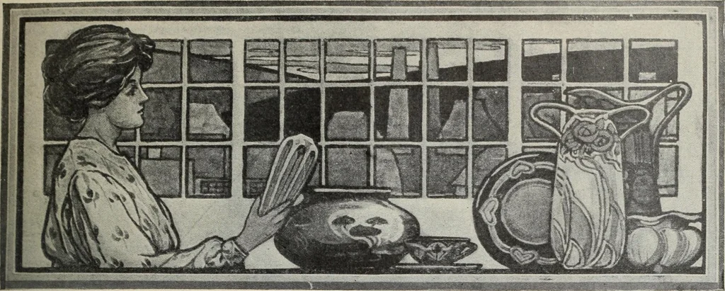 An illustration from Crockery & glass journal, 1875, leaf 514