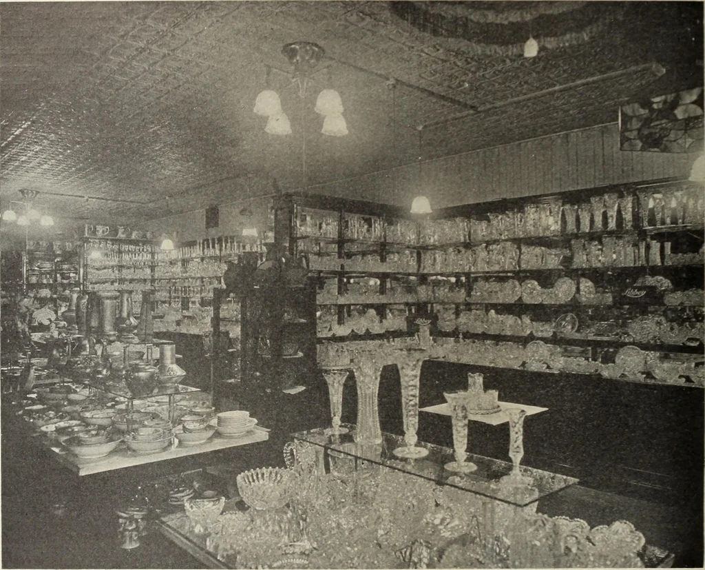 An illustration from Crockery & glass journal, 1875, leaf 527