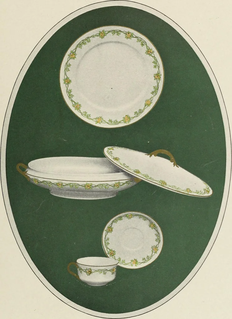 An illustration from Crockery & glass journal, 1875, leaf 534