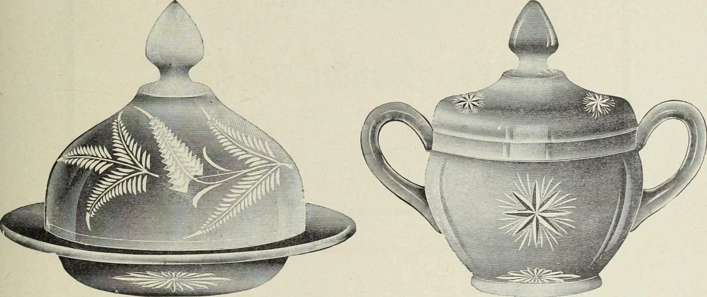 An illustration from Crockery & glass journal, 1875, leaf 562