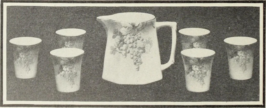 An illustration from Crockery & glass journal, 1875, leaf 573