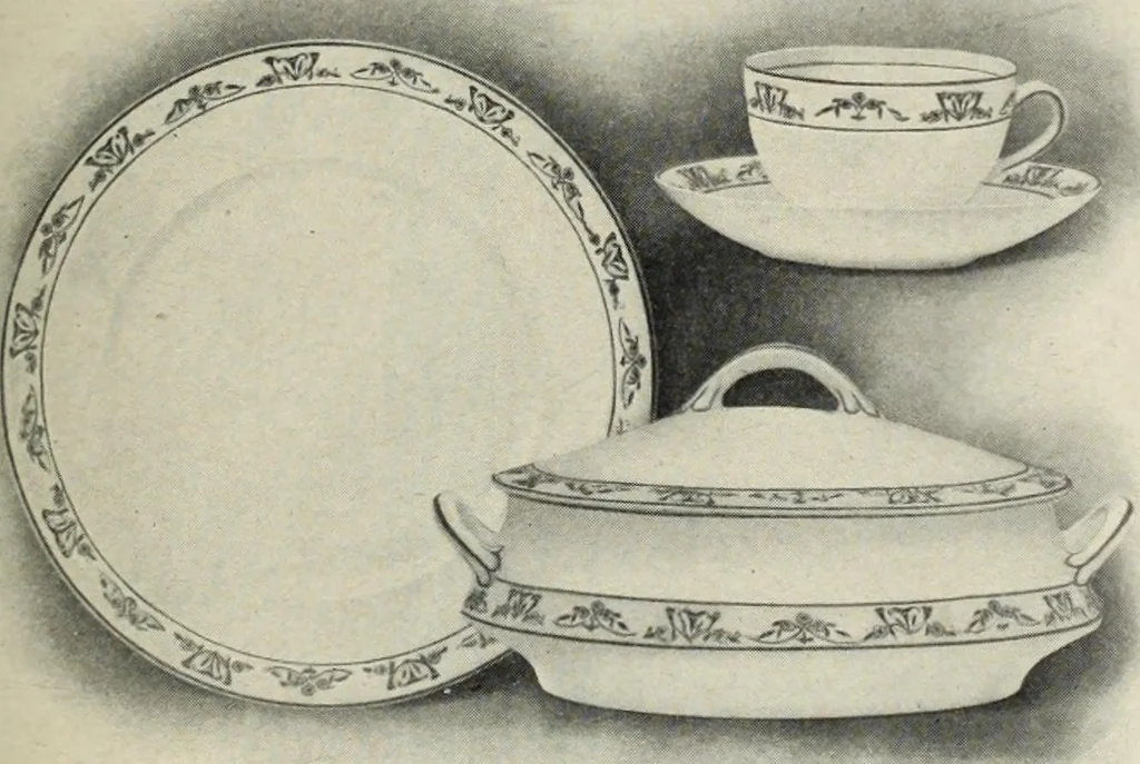 An illustration from Crockery & glass journal, 1875, leaf 632