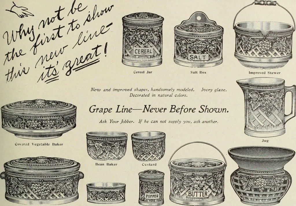 An illustration from Crockery & glass journal, 1875, leaf 646