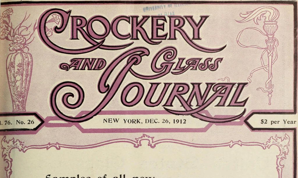 An illustration from Crockery & glass journal, 1875, leaf 690