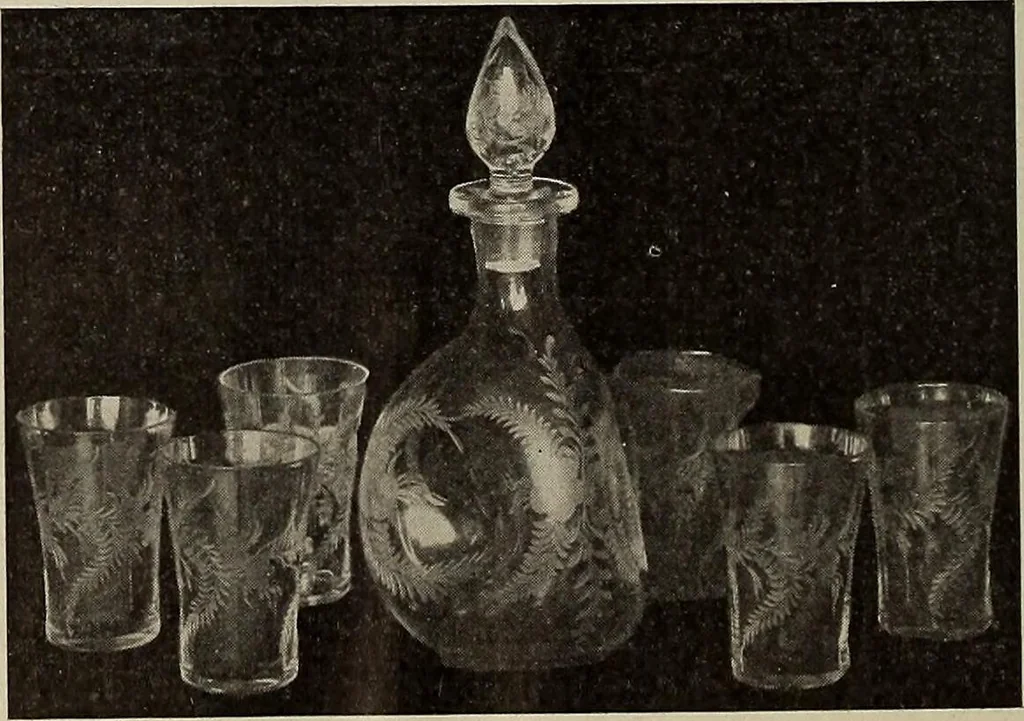 An illustration from Crockery & glass journal, 1875, leaf 401