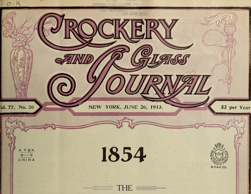 An illustration from Crockery & glass journal, 1875, leaf 440