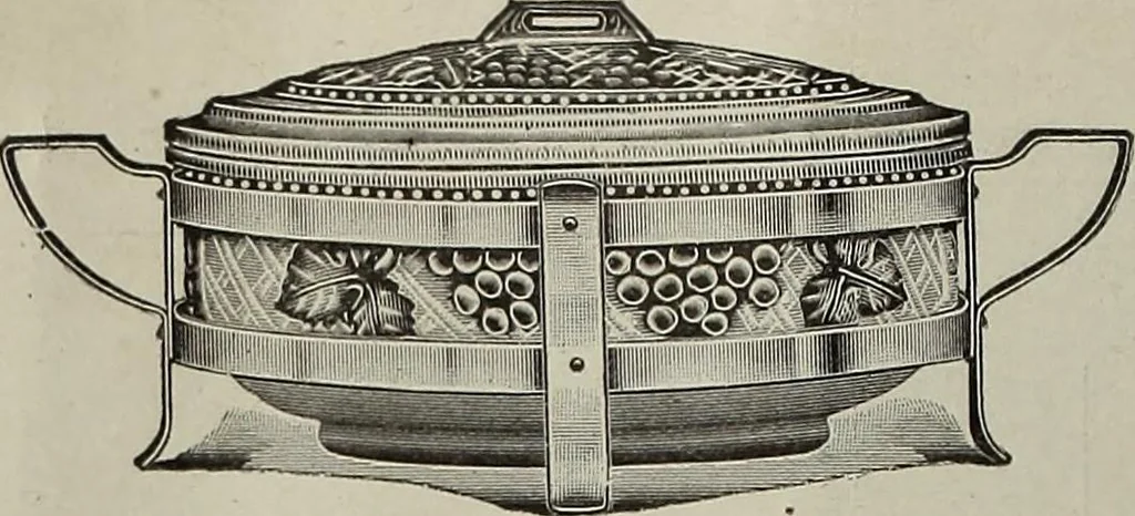 An illustration from Crockery & glass journal, 1875, leaf 169