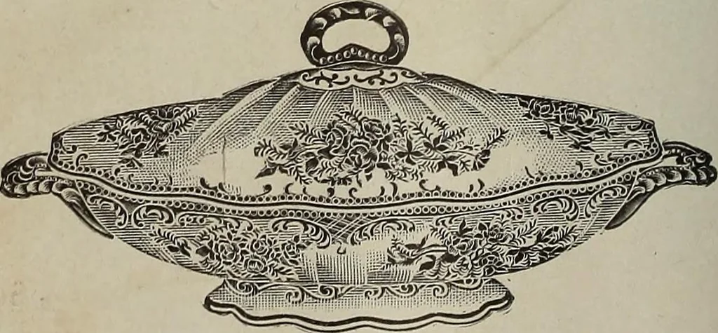 An illustration from Crockery & glass journal, 1875, leaf 169