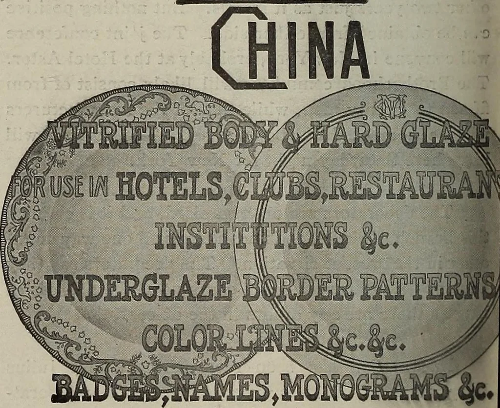 An illustration from Crockery & glass journal, 1875, leaf 245