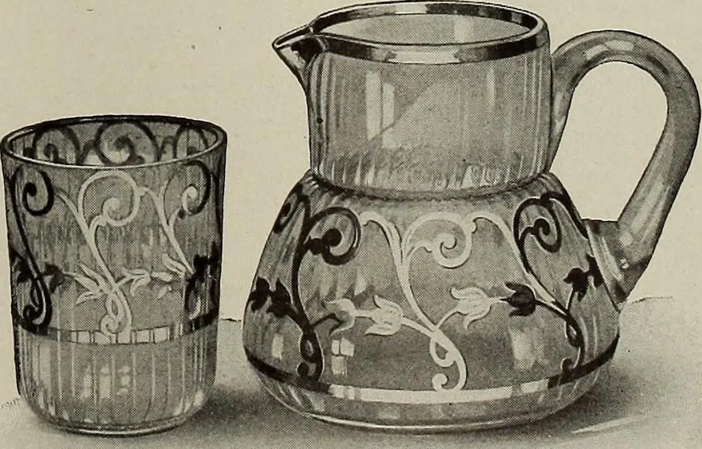 An illustration from Crockery & glass journal, 1875, leaf 338