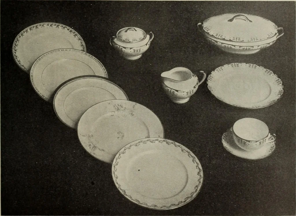 An illustration from Crockery & glass journal, 1875, leaf 414