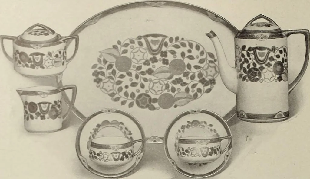 An illustration from Crockery & glass journal, 1875, leaf 525