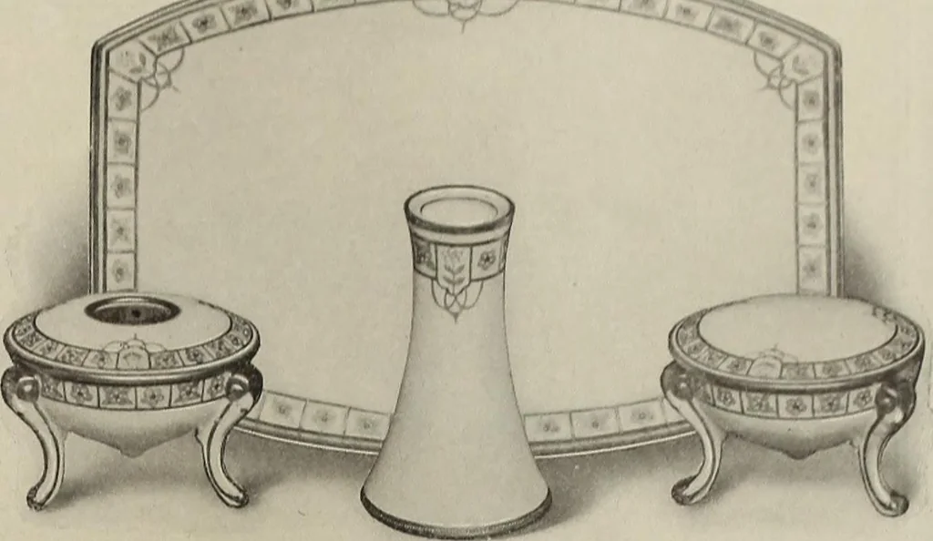 An illustration from Crockery & glass journal, 1875, leaf 526