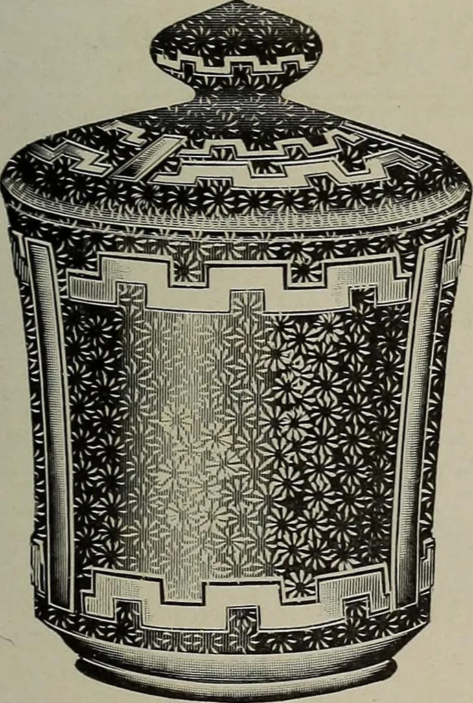 An illustration from Crockery & glass journal, 1875, leaf 548