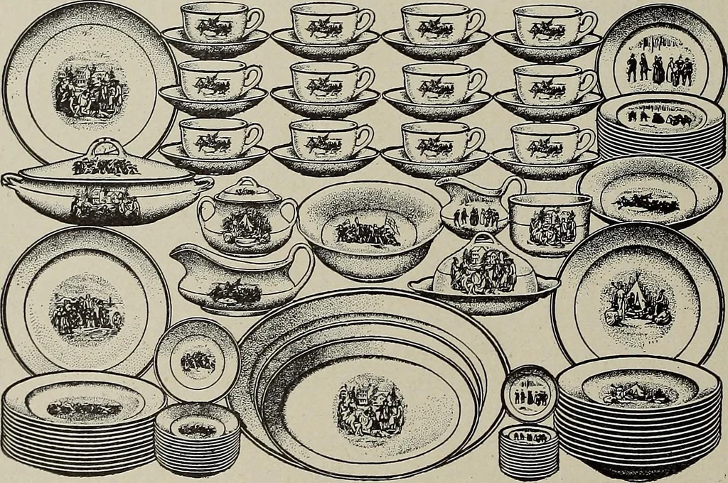 An illustration from Crockery & glass journal, 1875, leaf 559