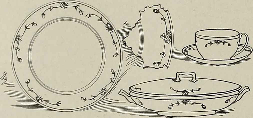 An illustration from Crockery & glass journal, 1875, leaf 605