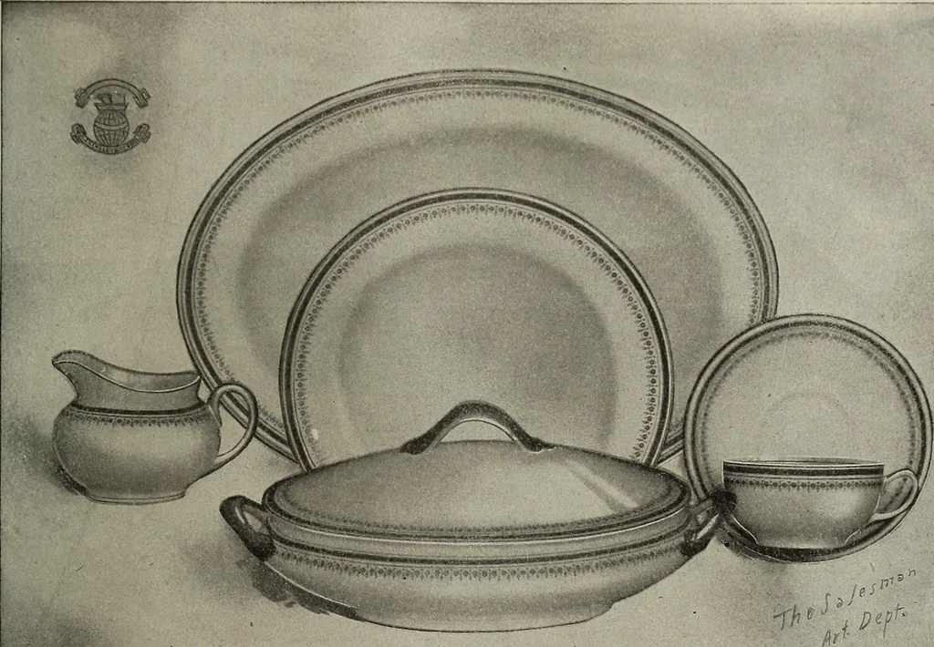 An illustration from Crockery & glass journal, 1875, leaf 612