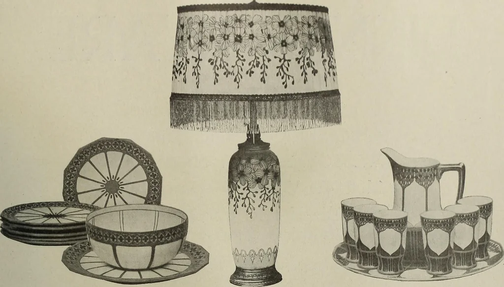 An illustration from Crockery & glass journal, 1875, leaf 614