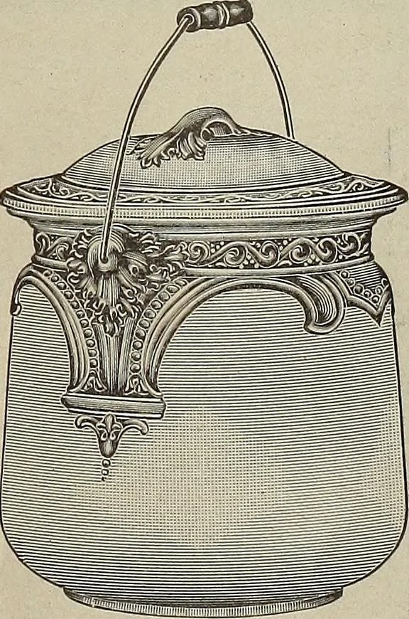 An illustration from Crockery & glass journal, 1875, leaf 122