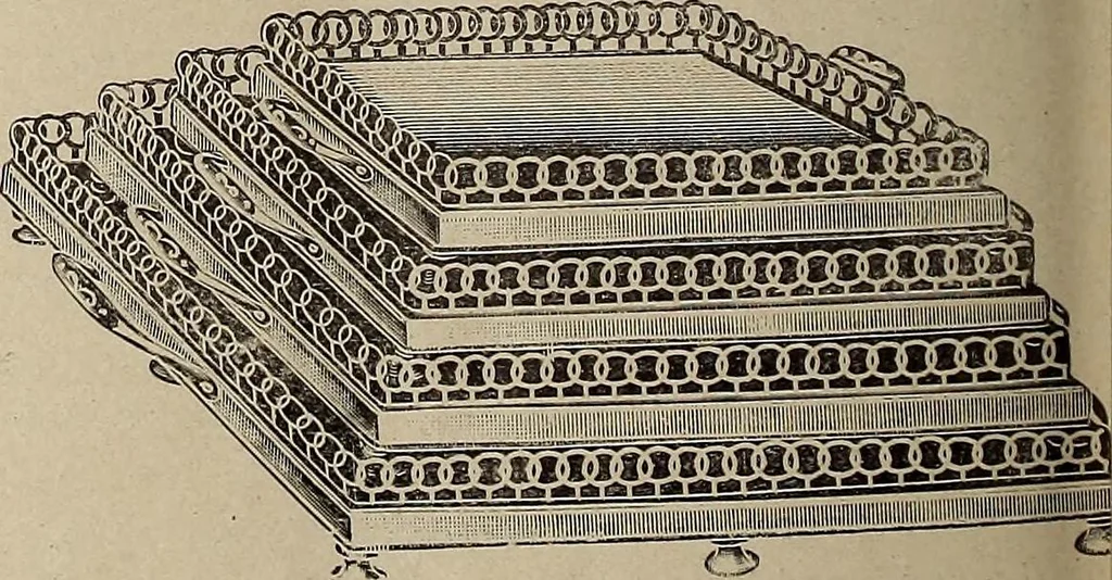An illustration from Crockery & glass journal, 1875, leaf 205