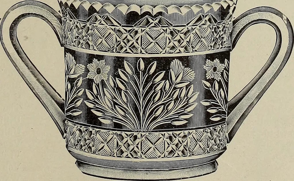 An illustration from Crockery & glass journal, 1875, leaf 532