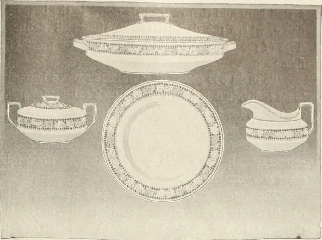 An illustration from Crockery & glass journal, 1875, leaf 442