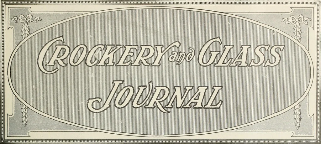 An illustration from Crockery & glass journal, 1875, leaf 54