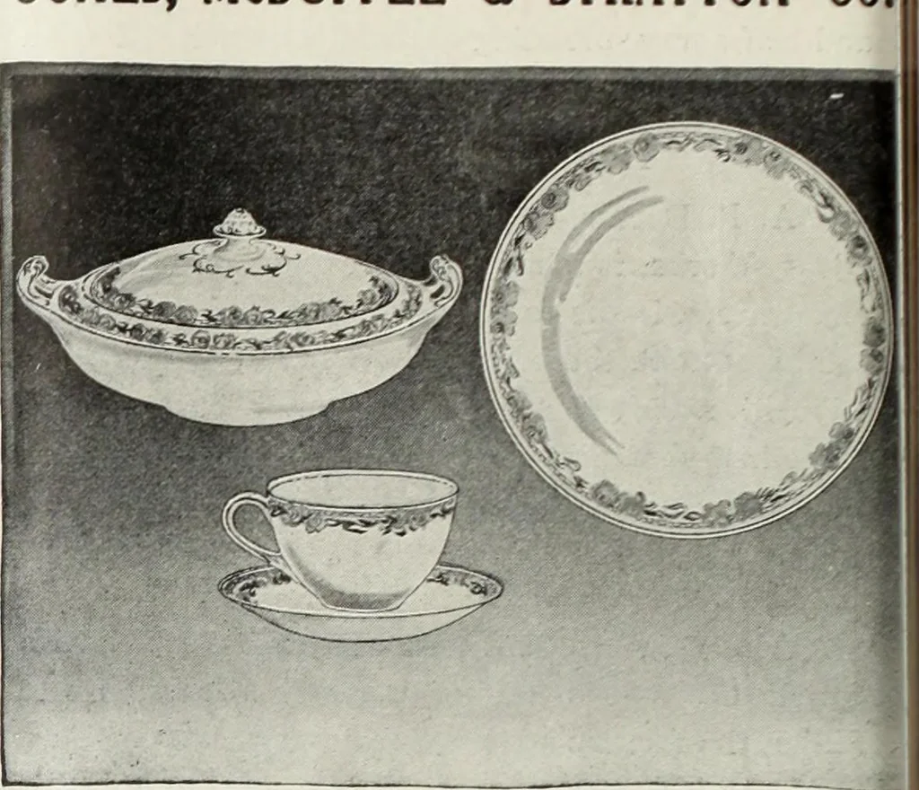 An illustration from Crockery & glass journal, 1875, leaf 151