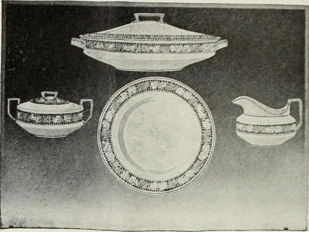 An illustration from Crockery & glass journal, 1875, leaf 167