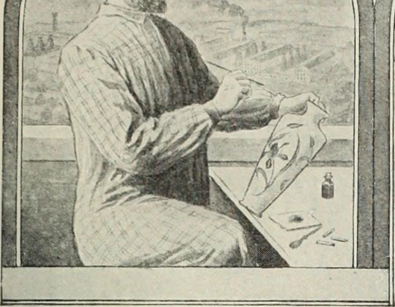 An illustration from Crockery & glass journal, 1875, leaf 412