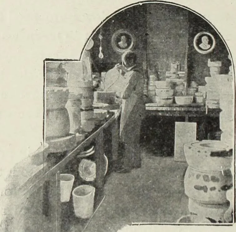 An illustration from Crockery & glass journal, 1875, leaf 413