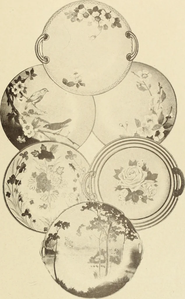 An illustration from Crockery & glass journal, 1875, leaf 436