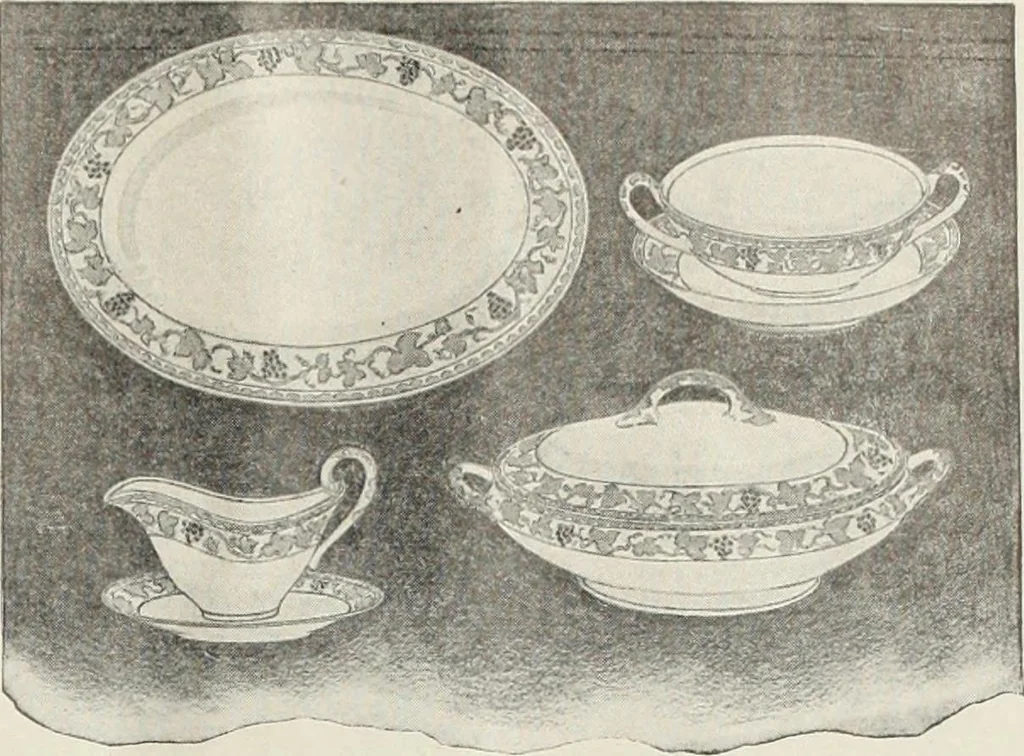 An illustration from Crockery & glass journal, 1875, leaf 82